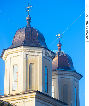 domes of the Orthodox church with crosses domes of the Orthodox church with crosses 32195146