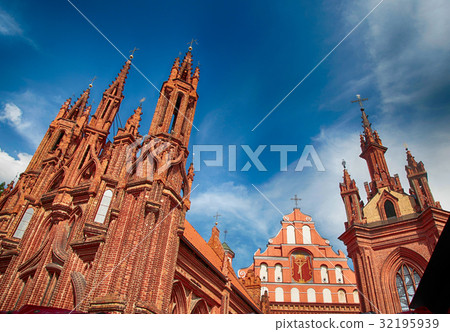 gothic St. Anne's and Bernardine church, Vilnius  gothic St. Anne's and Bernardine church, Vilnius  32195939