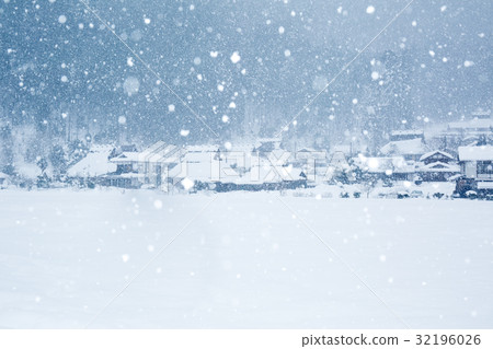 在京都府南丹市製造Miyama Town拍攝於Kayabuki村的冬季景色 32196026