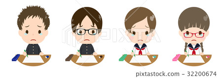 學生的眼睛正在接受測試 32200674