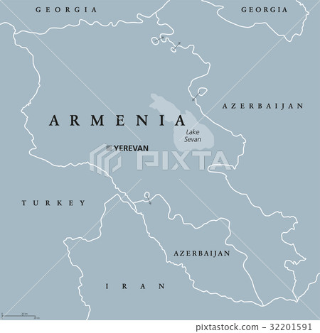 Armenia political map 32201591