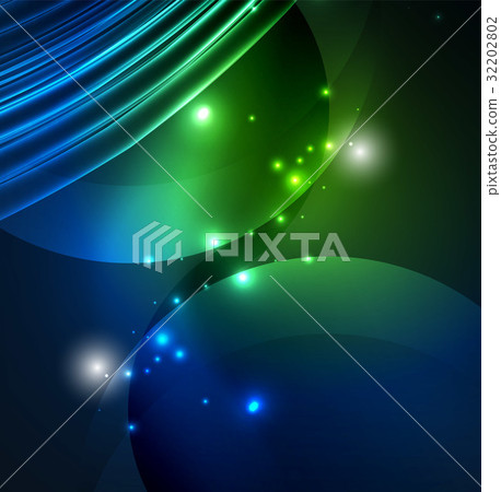 Glowing futuristic lines Glowing futuristic lines 32202802