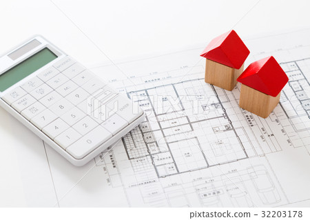 Real estate drawing 32203178