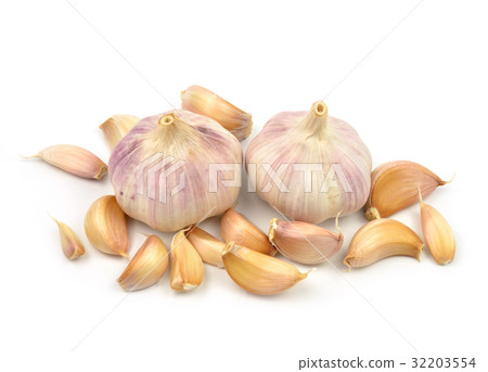garlic isolated garlic isolated 32203554
