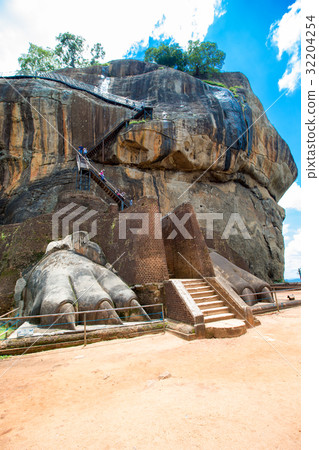 Sigiriya Lion Rock Fortress in Sri Lanka Sigiriya Lion Rock Fortress in Sri Lanka 32204254