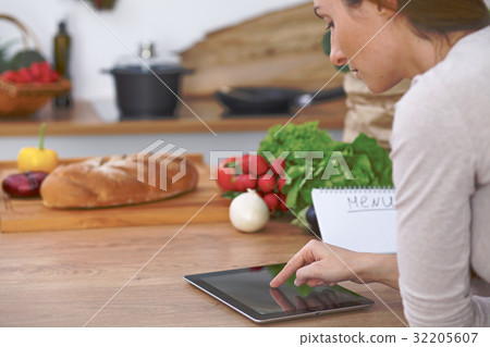 Close-up of human hands are gesticulate over a 32205607