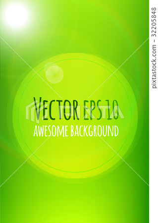 Vector abstract green blurred background - Stock Illustration [32205848 ...