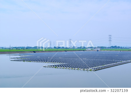 太陽能發電廠浮動式兆兆太陽能標準視角 32207139