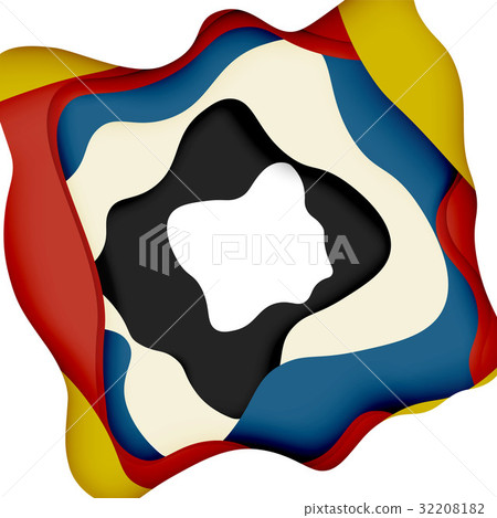 3d vector abstract background with cut shapes 3d vector abstract background with cut shapes 32208182