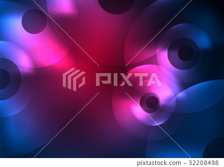 Glowing circles in the dark Glowing circles in the dark 32208498
