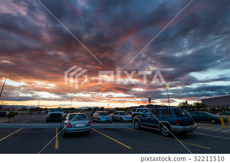 Skyscape during sunset 32211510