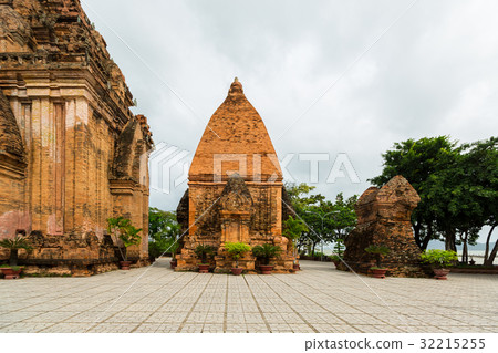 Old Vietnamese temple Tyam towers Po Nagar, Cham 32215255