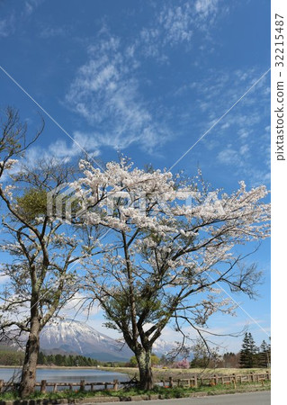 Lake Senji Lake at the spring plateau 32215487