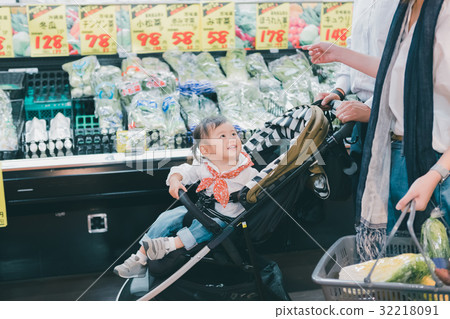 超級市場 超市 兒童 32218091