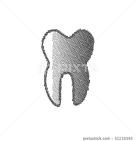 Black Tooth Icon Black Tooth Icon 32218393