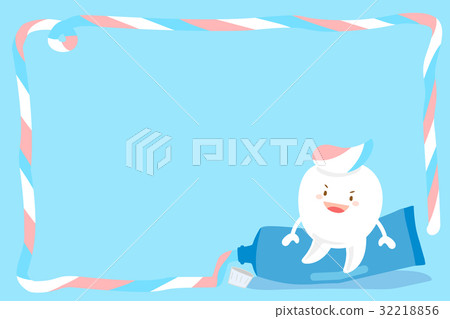 cute cartoon tooth 32218856