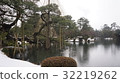 Walk in Kenrokuen in winter 32219262