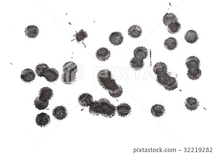 Abstract black ink splash 32219282
