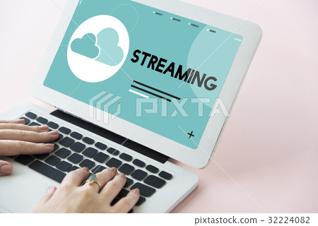 Cloud Computing Data Icon Sign 32224082