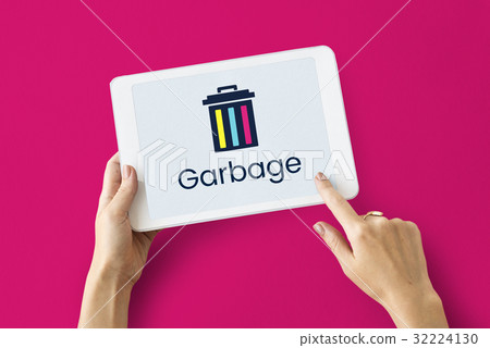 Delete Remove Trash Can Application Graphic 32224130