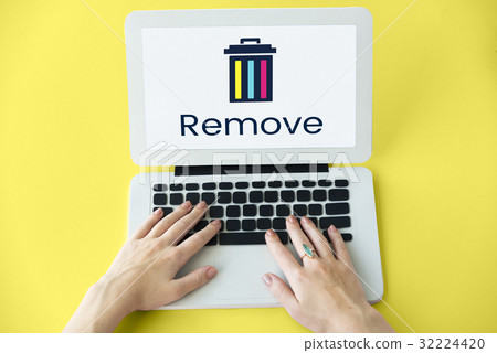 Delete Remove Trash Can Application Graphic Delete Remove Trash Can Application Graphic 32224420