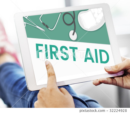 Illustration of healthcare medication first aid kit Illustration of healthcare medication first aid kit 32224928