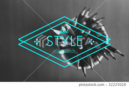 Best Style Rhombus Label Concept 32225028
