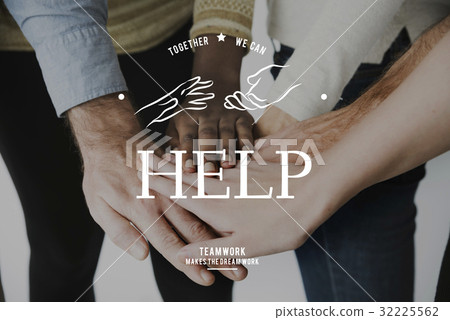 Helping Hands Volunteer Support Community Service Graphic Helping Hands Volunteer Support Community Service Graphic 32225562