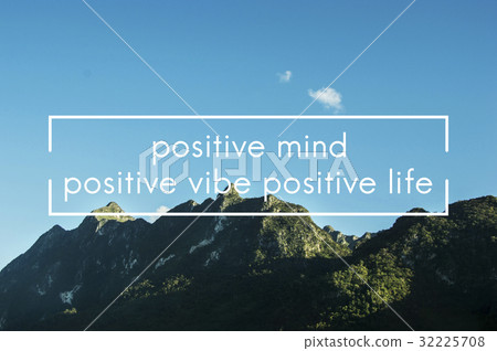 Positivity Life Motivation Passion Inspiration Word Graphic 32225708