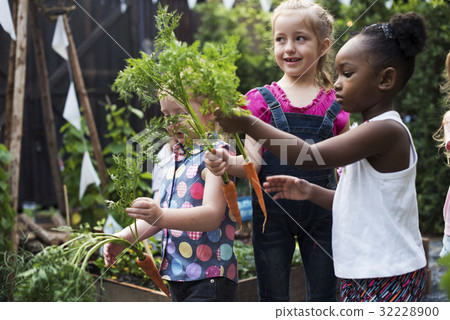 Group of Children are in a Field Trips Group of Children are in a Field Trips 32228900