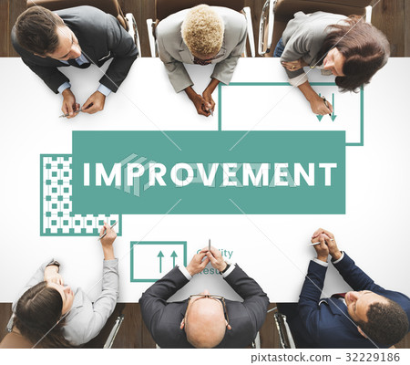 Group of business people brainstorming for the goals target Group of business people brainstorming for the goals target 32229186