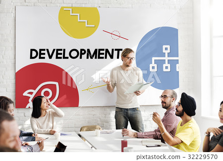 Business Entrepreneurship Plan Success Icons 32229570