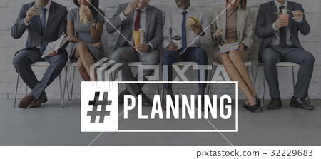 Plan Planning Strategy Communication Icon 32229683