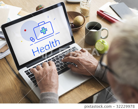 Healthcare Wellness Wellbeing First Aid Box Word Graphic Healthcare Wellness Wellbeing First Aid Box Word Graphic 32229978