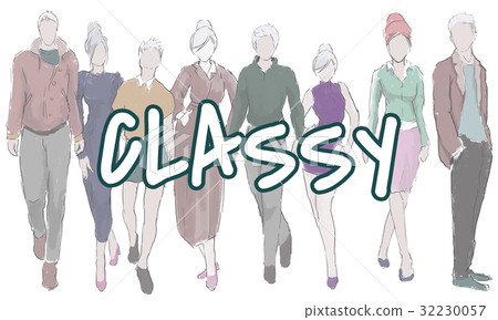 Style Trends Fashion Design Classy Chic Concept Style Trends Fashion Design Classy Chic Concept 32230057