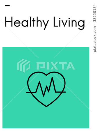 Heart Healthy Life Wellness Icon 32230184