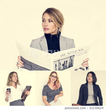 Collage of Diverse Group of Business People Collage of Diverse Group of Business People 32230624
