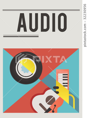 Illustration of music audio passion leisure activity 32230956