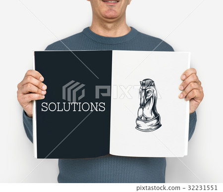 Chess Tactics Strategy Challenge Planning Horse Graphic 32231551