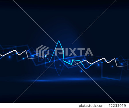 Neon lightning vector background 32233059