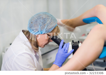 Female Gynecologist During Examination In Her 32233306