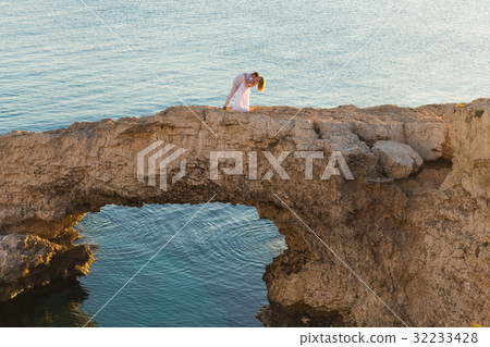 beautiful gorgeous bride and stylish groom on 32233428
