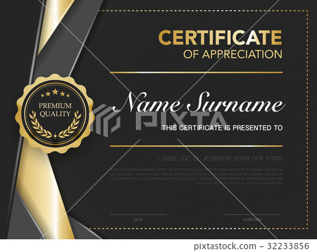 diploma certificate template black and gold color diploma certificate template black and gold color 32233856