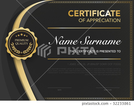 diploma certificate template black and gold color diploma certificate template black and gold color 32233861