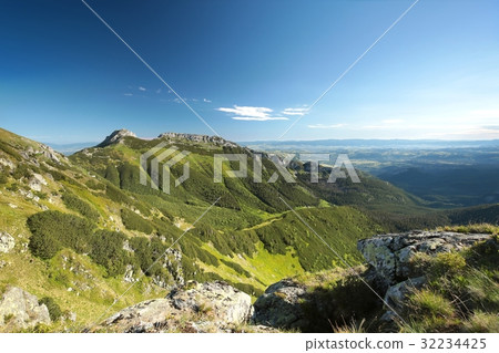 Mountain massif in the western Tatras, Poland 32234425