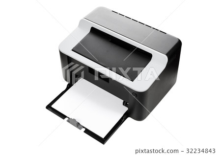 Compact printer isolated 32234843