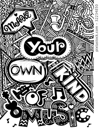 hand lettering quote. Hand drawn typography poster hand lettering quote. Hand drawn typography poster 32234850