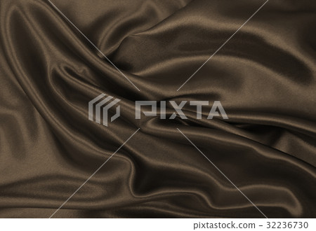 Smooth elegant brown silk or satin texture  32236730