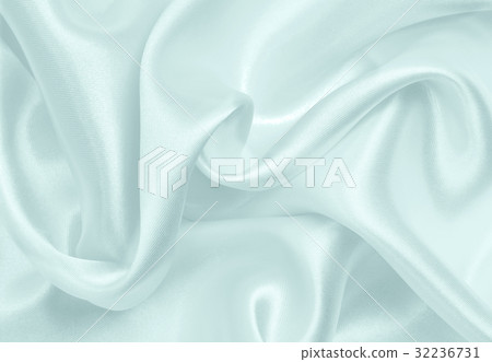 Smooth elegant blue silk or satin luxury cloth  32236731