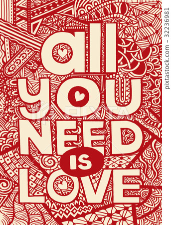 Inspirational quote. Hand drawn,Vector 32236981